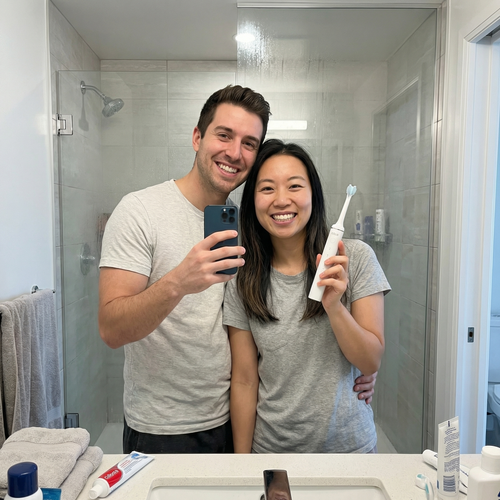 X3 Brosse à Dents Double Rotations – Nettoyage Optimal