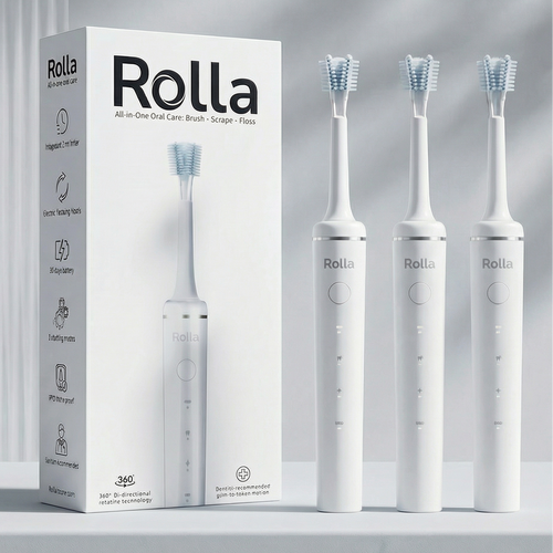 X3 Brosse à Dents Double Rotations – Nettoyage Optimal